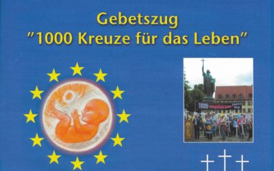 Gebetszug „1000 Kreuze für das Leben“ am 27.08.2022 in Fulda